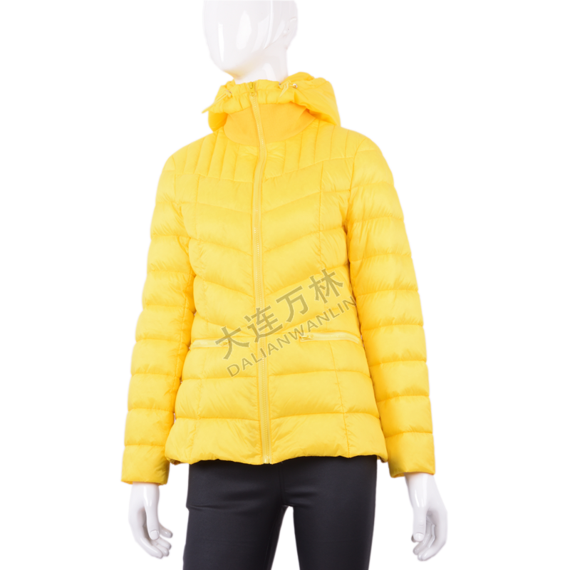 女款超輕薄連帽羽絨服