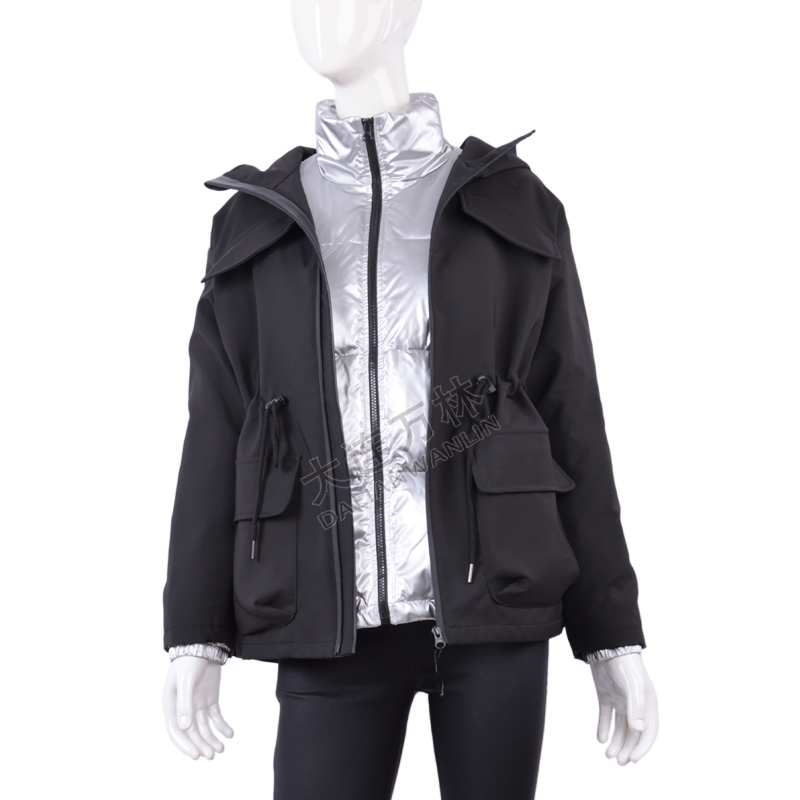 時尚戶外防風兩用羽絨服