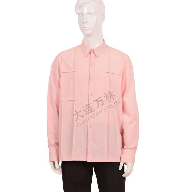 粉色男士襯衫